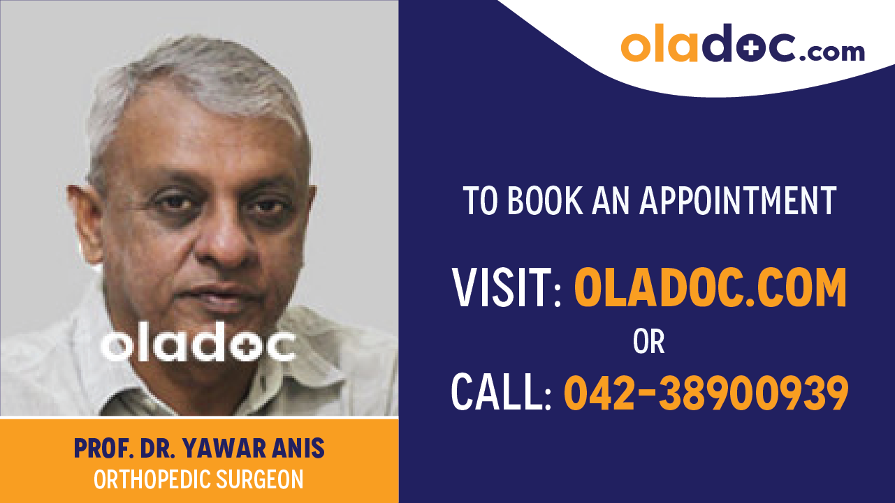 Book appointment with Dr.Yawar Anis-best Orthopedic Surgeon in Lahore